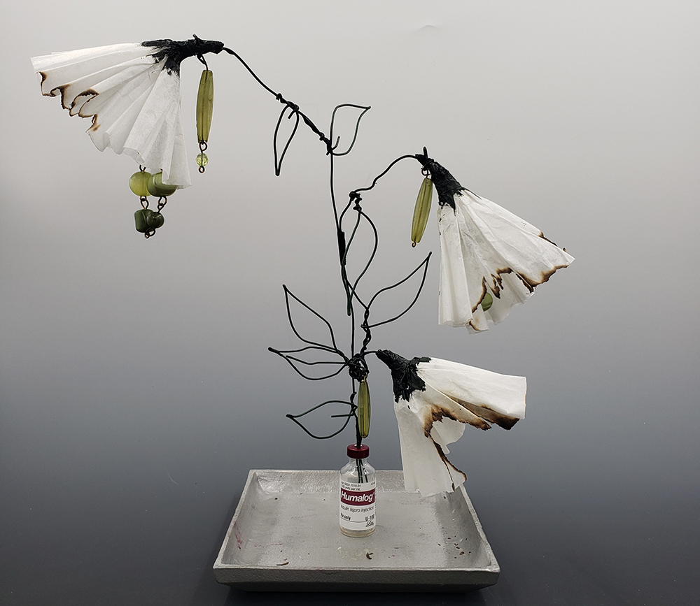 A piece by Ella Humphreys in the 2026 Washington College All Student Exhibition