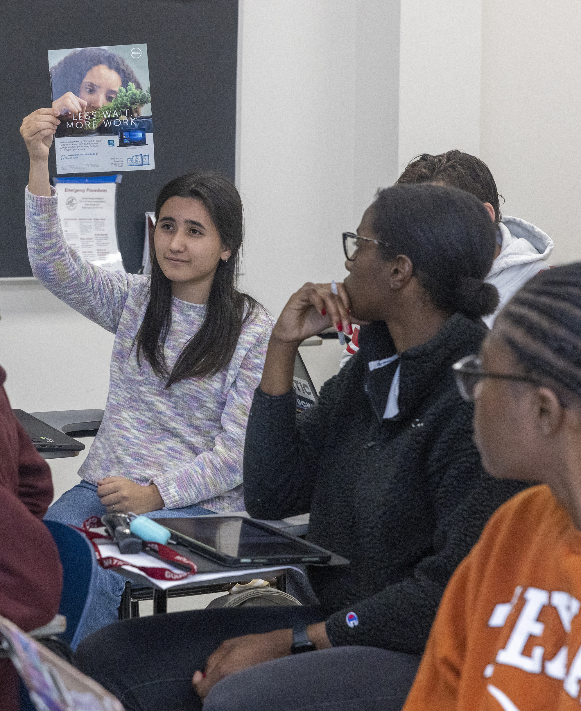 students in a classroom