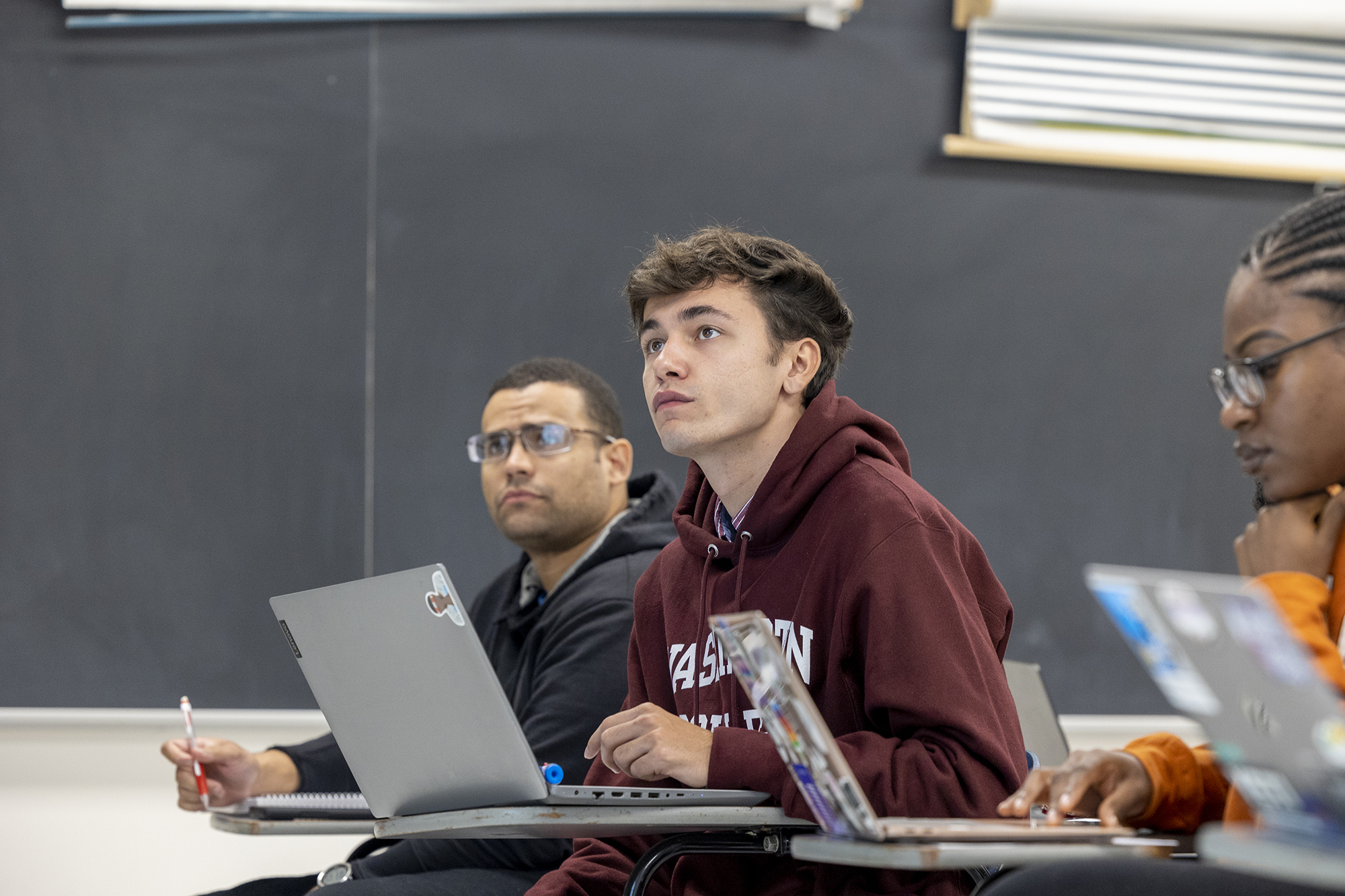 students learning in the classroom