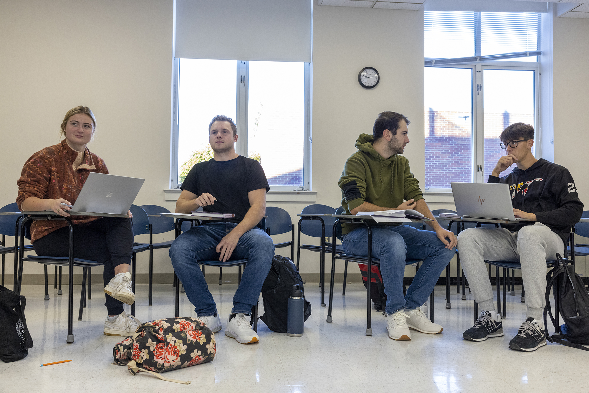 Students in the classroom