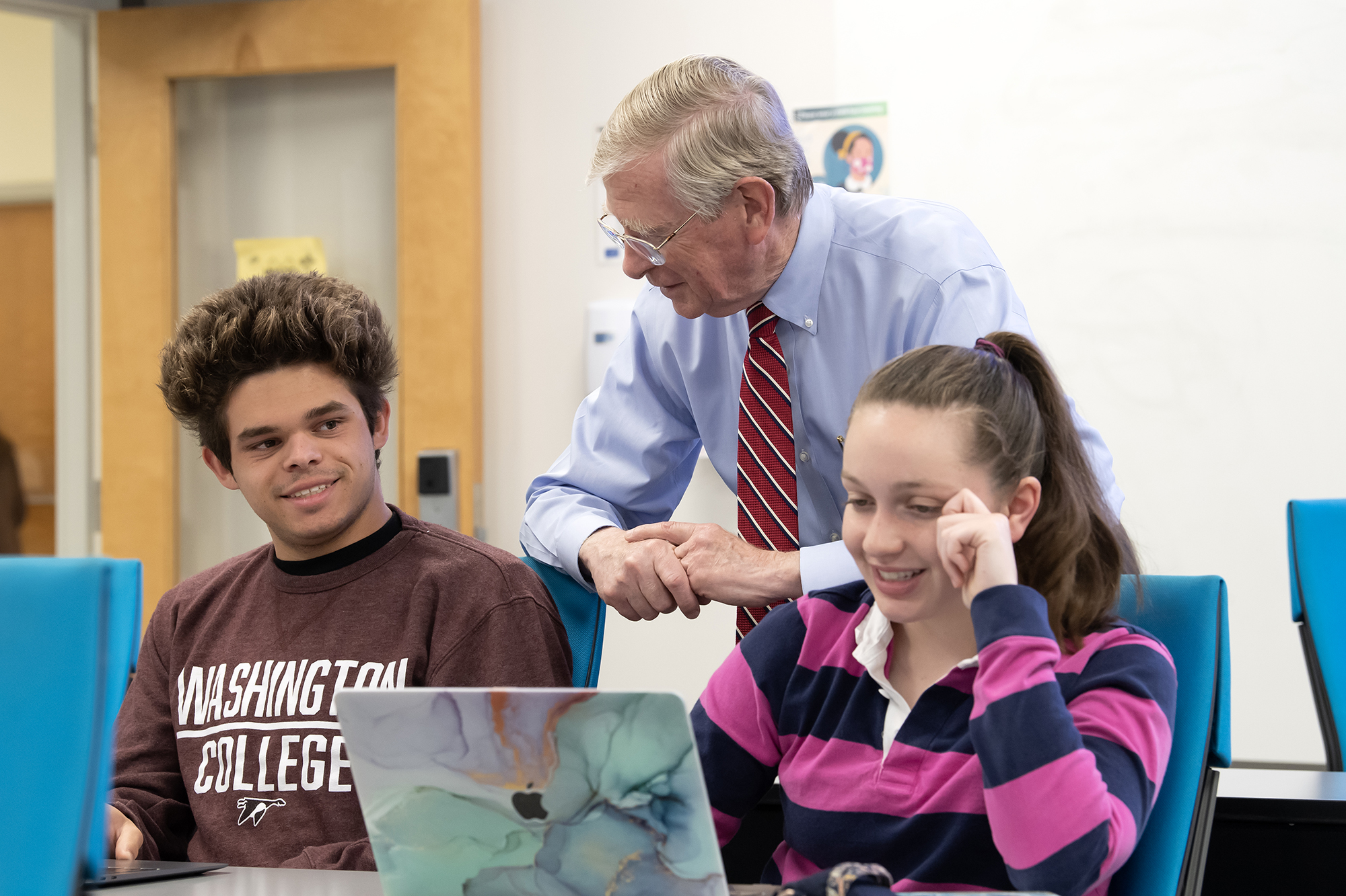 students in the classroom