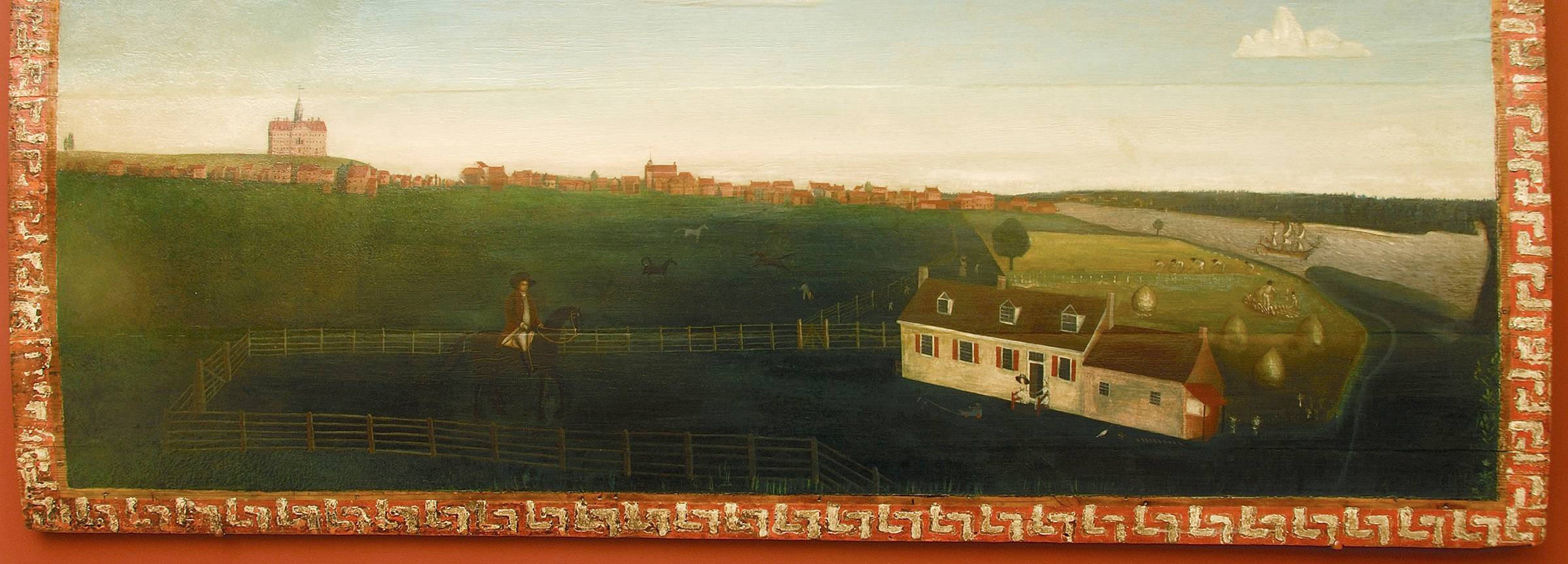 A View of Chestertown from White House Farm