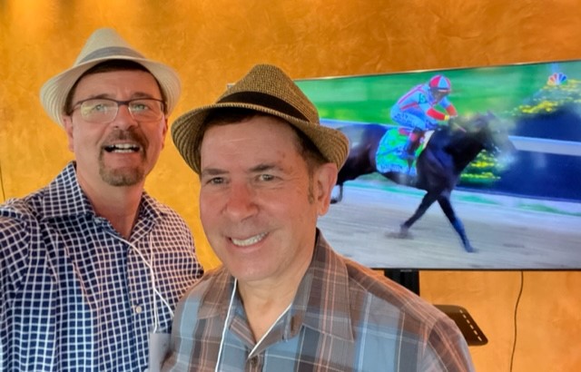 Michael Singer and James Smith at 2022 Preakness Party