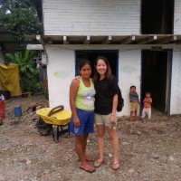 Marcela Morales ’16 enjoyed meeting the Kichwa people of Ecuador.