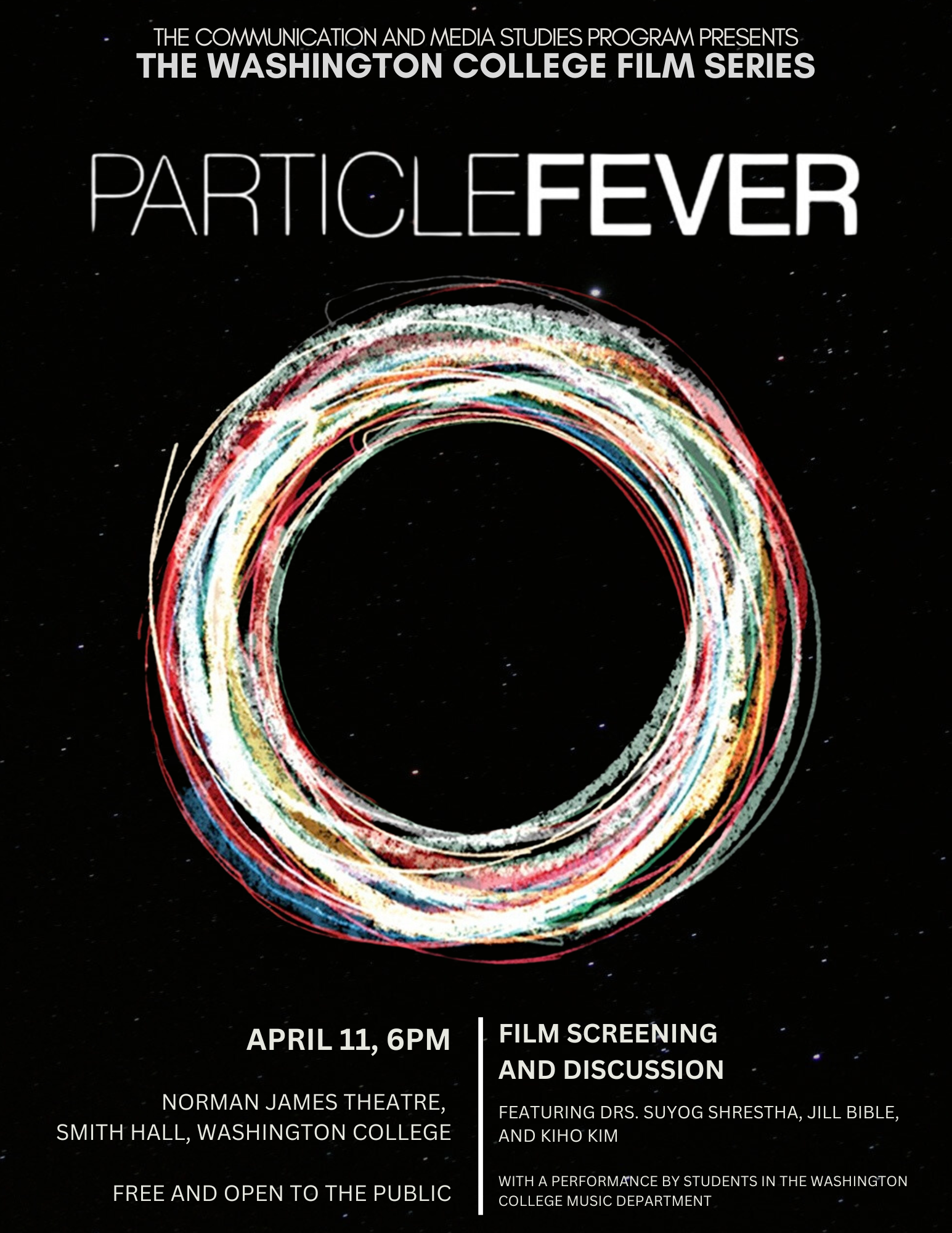 Movie poster for the film Particle fever