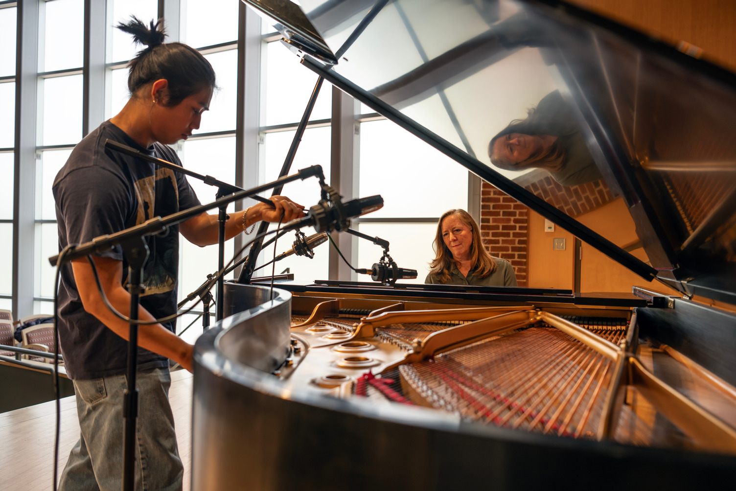 Student Working with Pianist