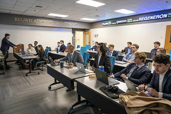 students in a classroom
