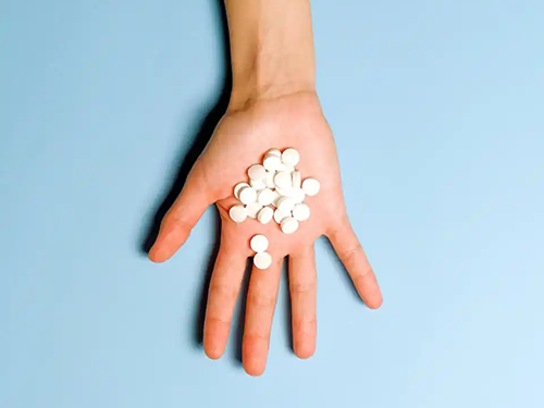 handfull of pills