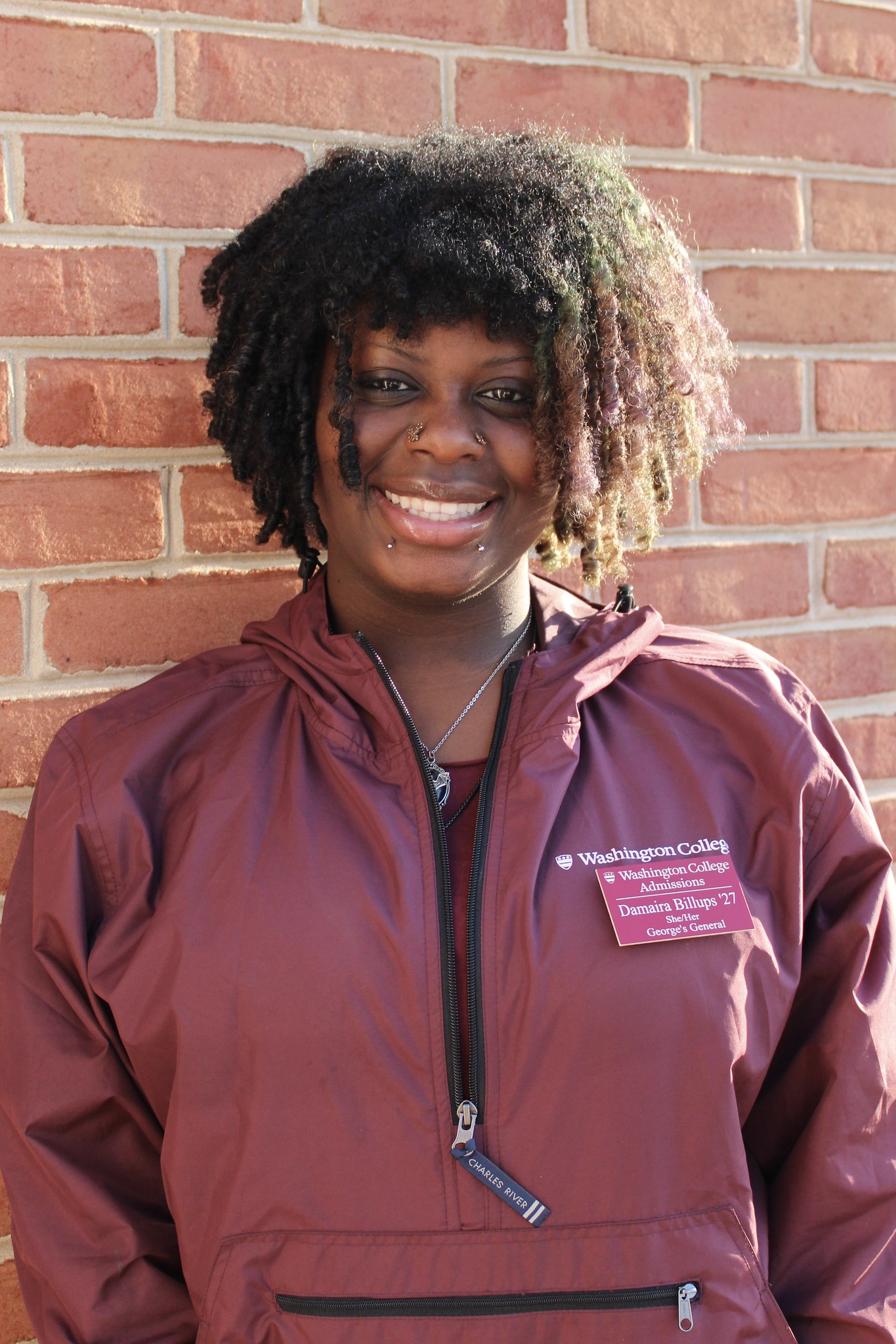 Damaira Billups Washington College Student Ambassador George's General Tour Guide