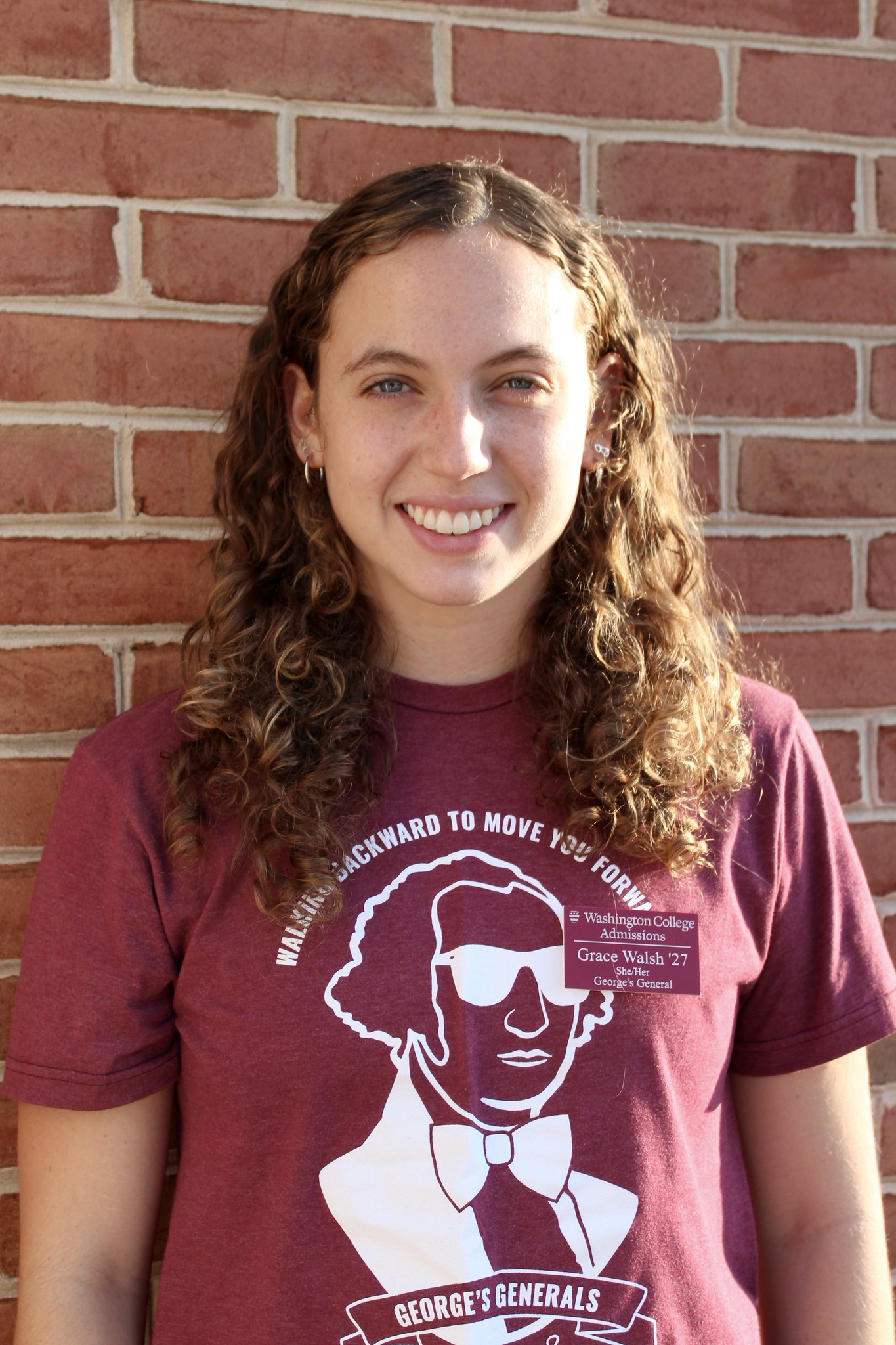 Grace Walsh Washington College Student Ambassador George's General Tour Guide