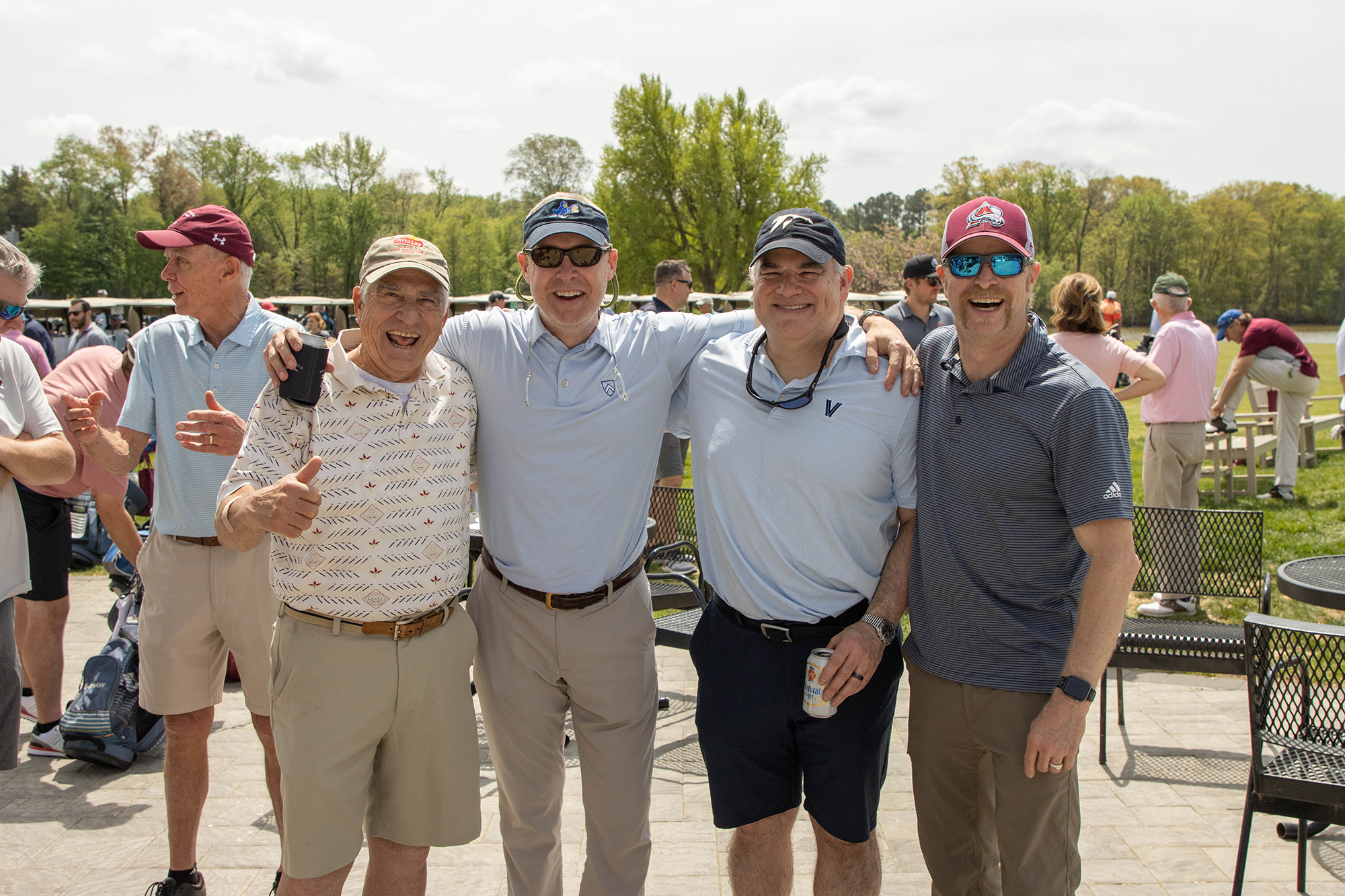 alumni at the Athey Golf Tournament