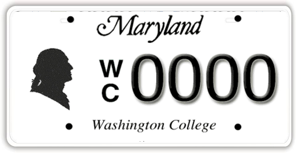Maryland Vanity License Plate