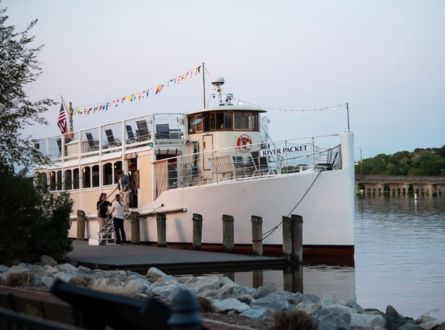 river packet boat docked