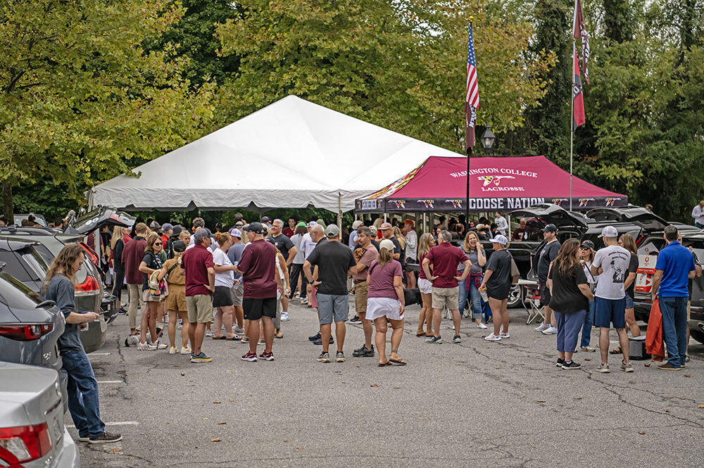 tailgaters on campus