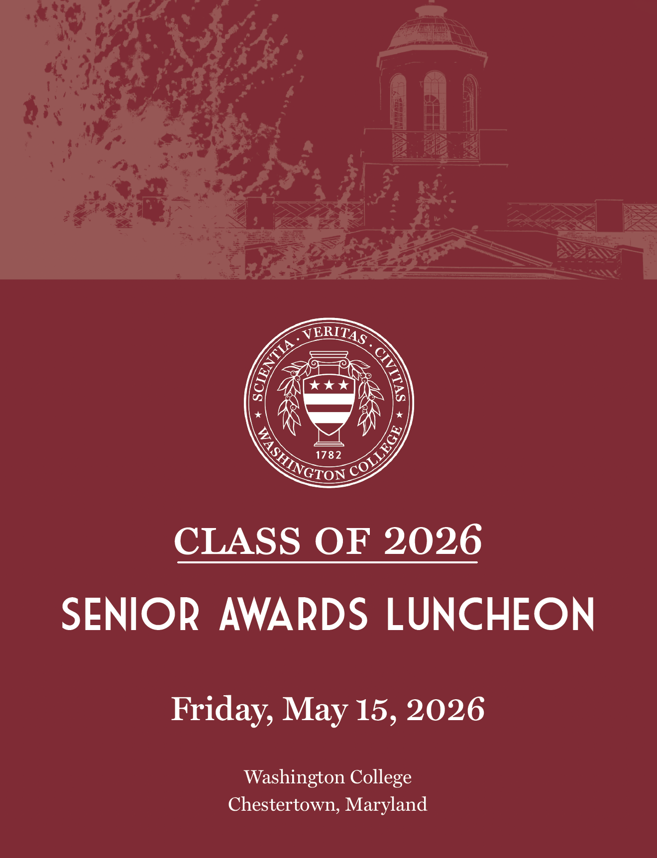 cover of senior awards program