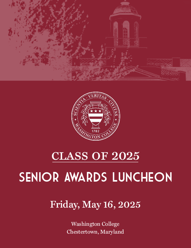 cover of senior awards program