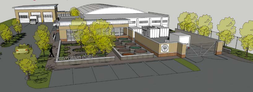 rendering of planned Innovation Plant