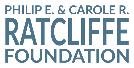 logo reading Philip E. and Carole R. Ratcliffe Foundation