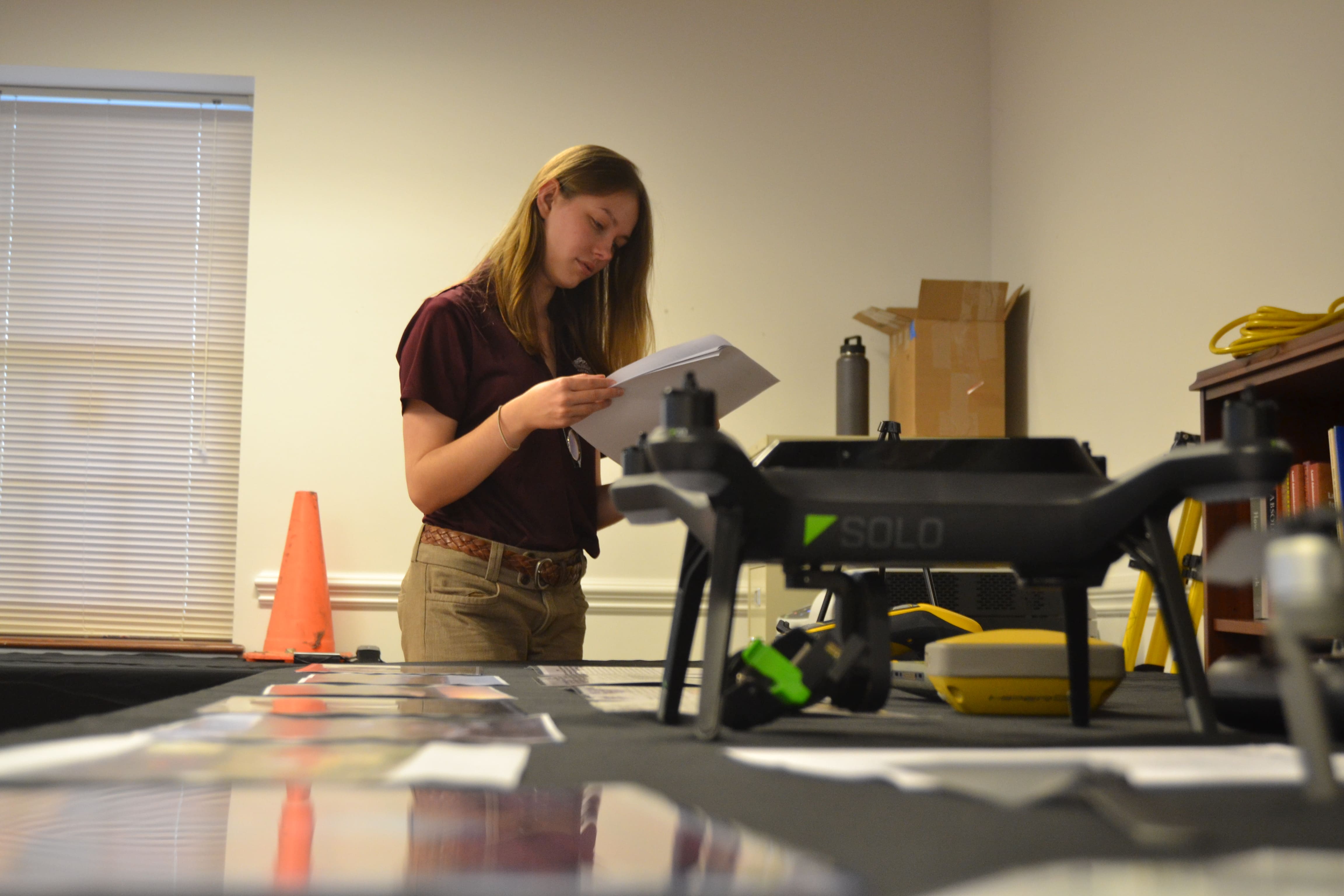 Student in GIP lab