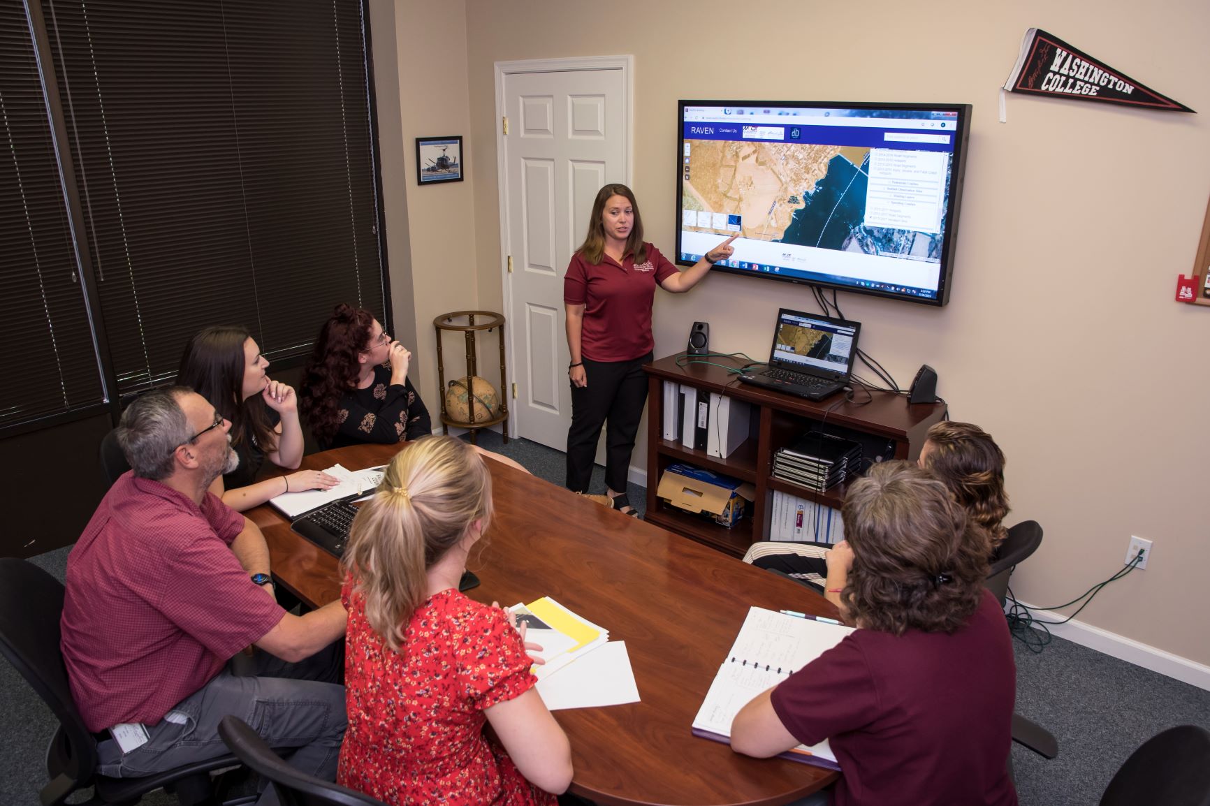 Erica McMasters, GIS Director, teaching