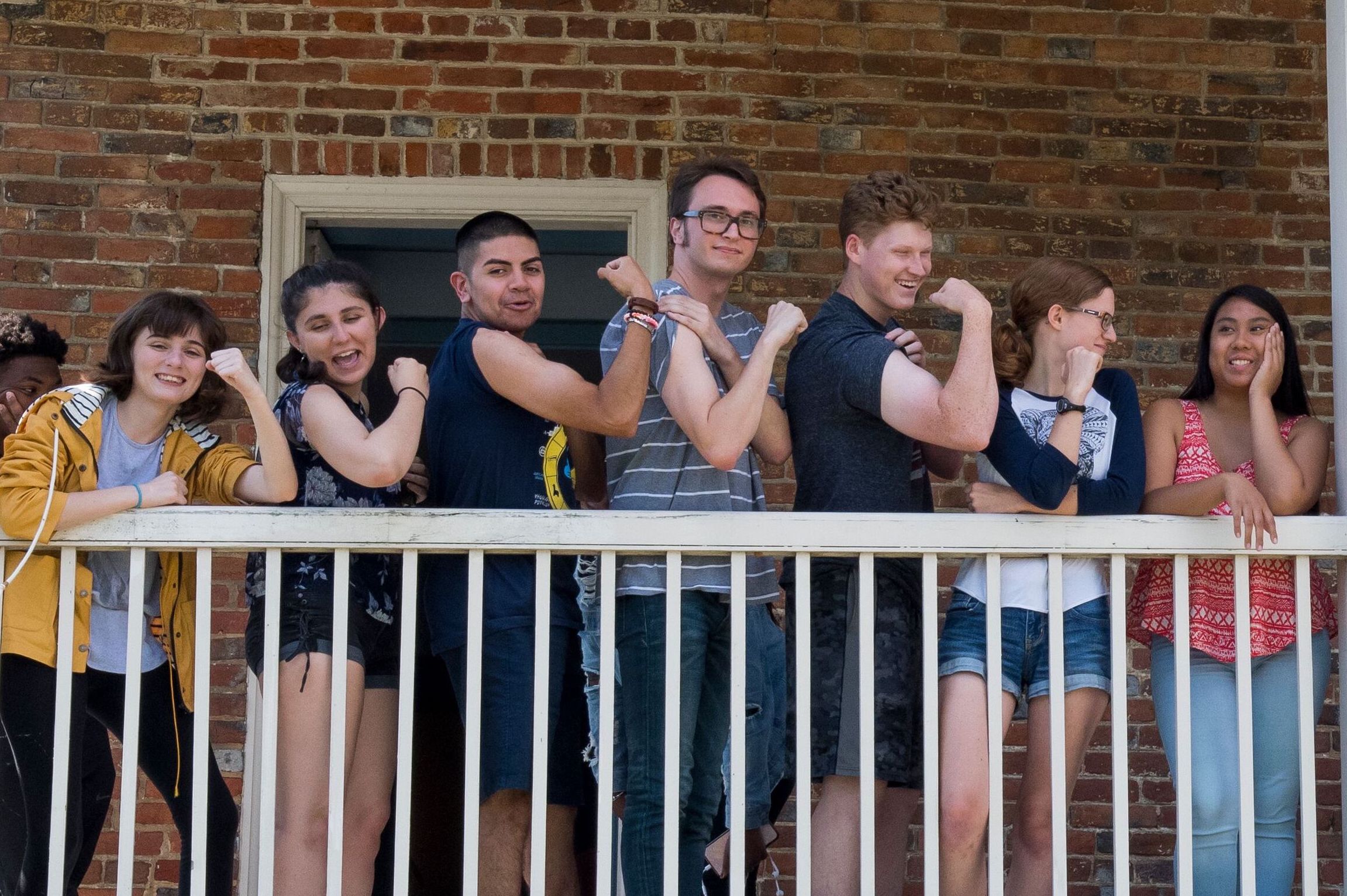 Students in Sumner Hall