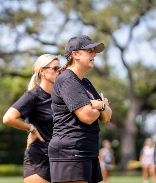 Kelly Gallagher coaching Tampa Spartans