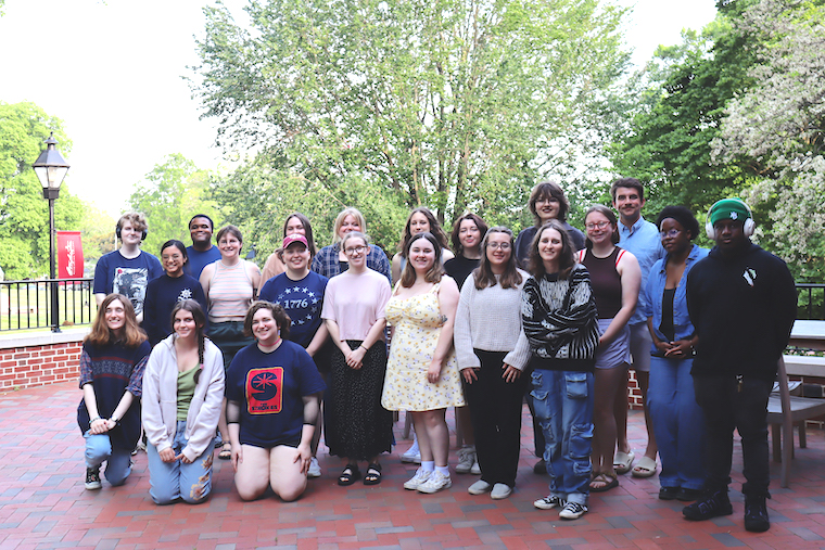 The 2025 cohort of Explore America interns, from Washington College's Starr Center for the Study of the American Experience.