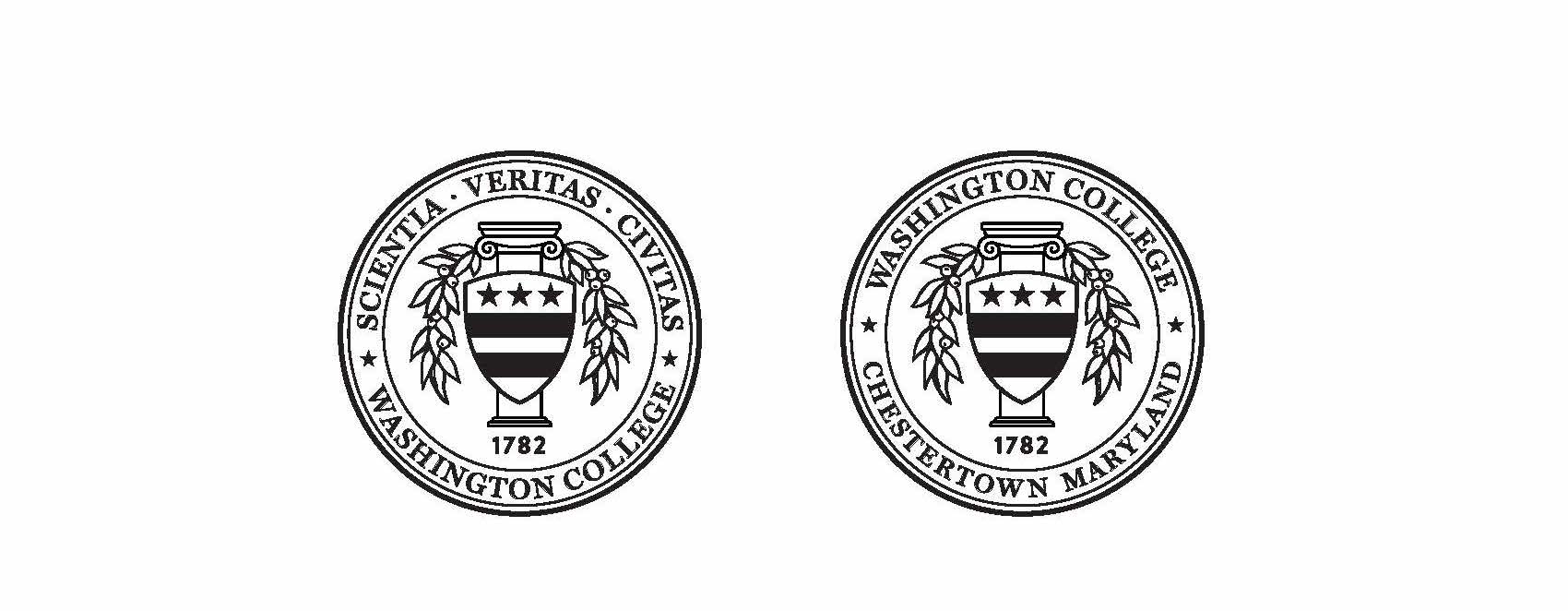 New Washington College shield. 