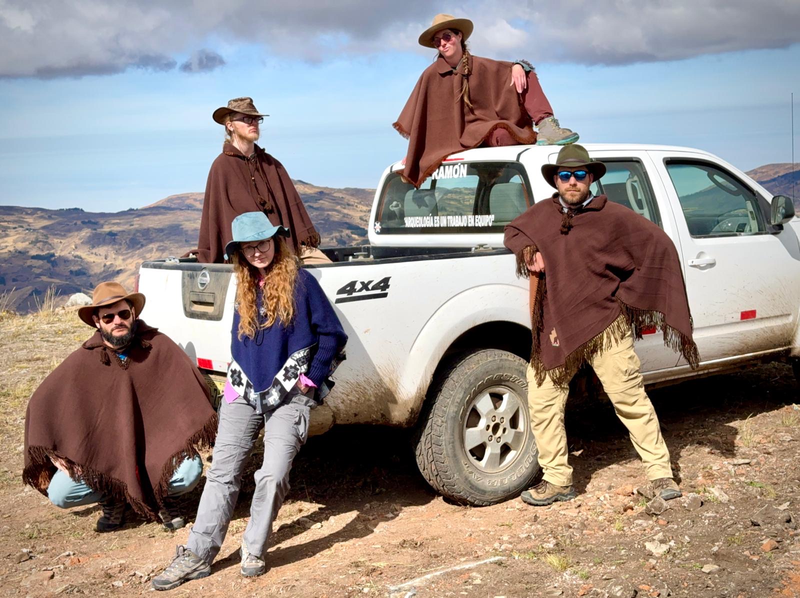 Washington College research crew in Peru's northern Andes. 