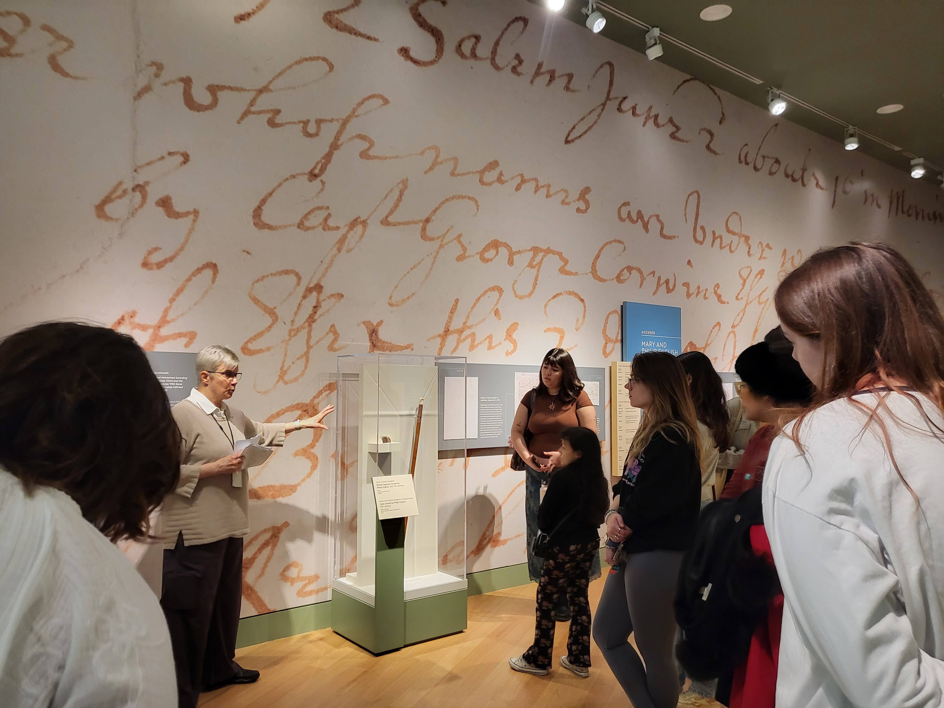 Students visit museums in Boston. 