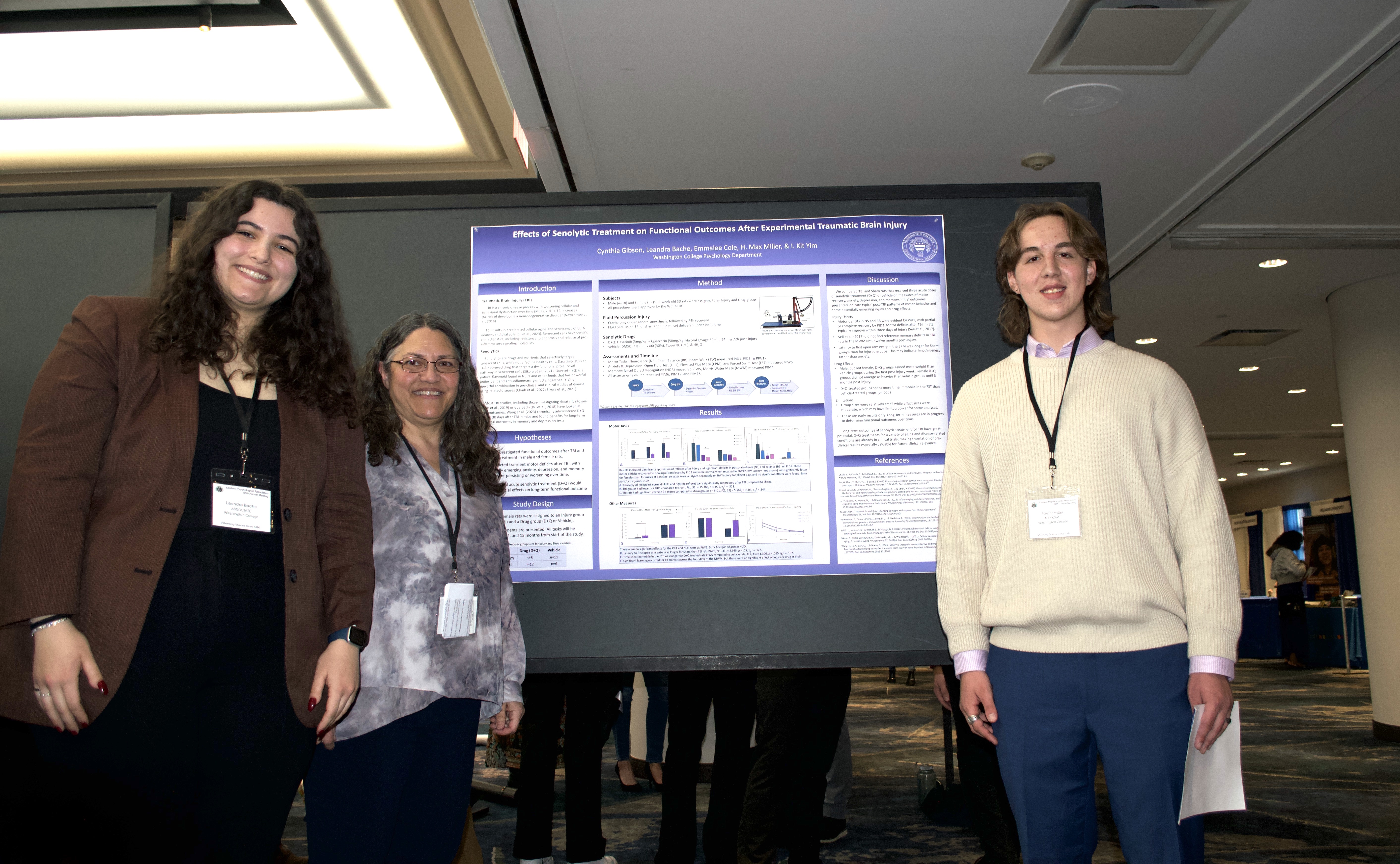 This month, the Washington College psychology department sent its entire faculty and 30 students to the Eastern Psychological Association meeting in New York City.