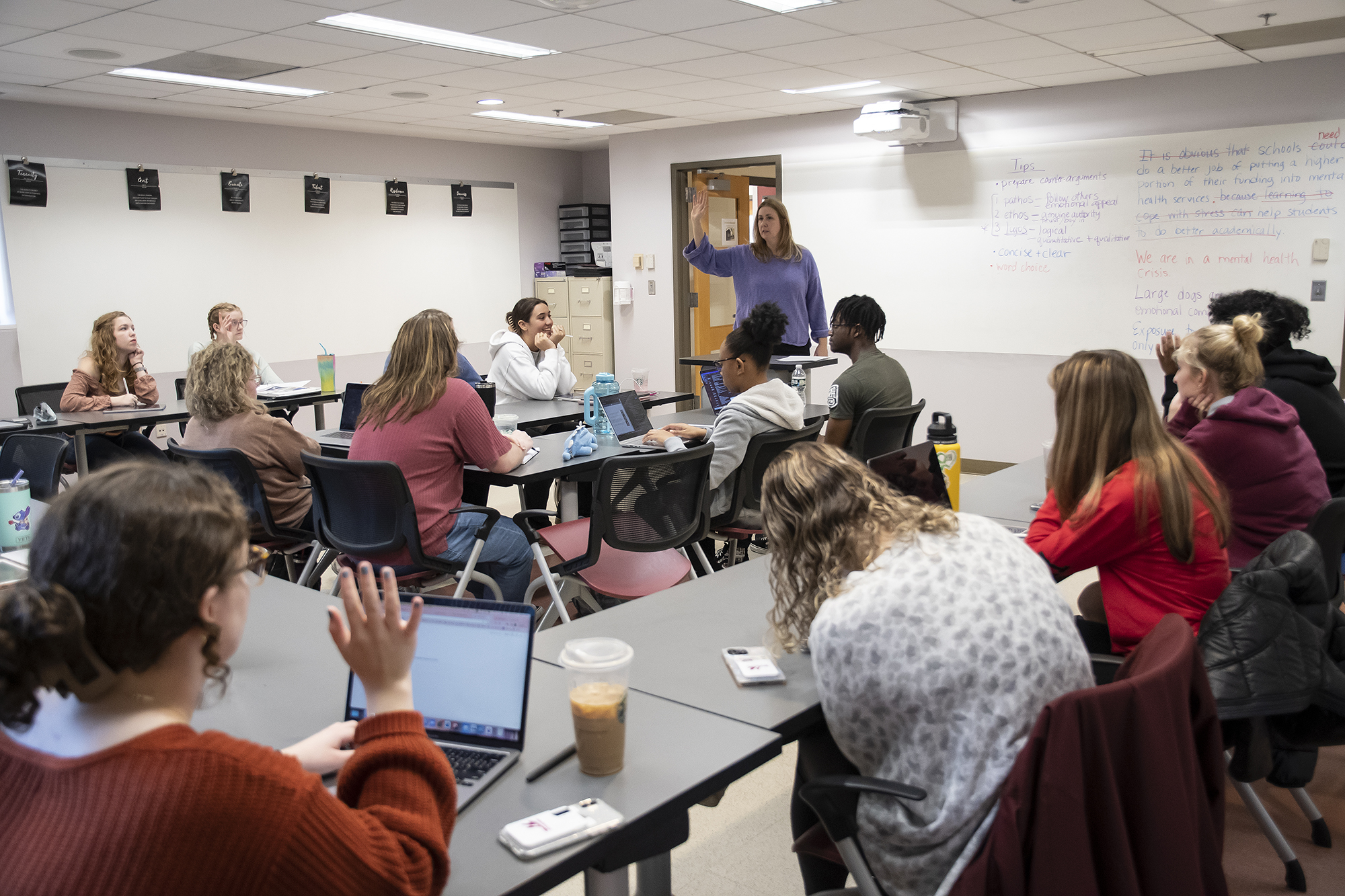 students in the classroom