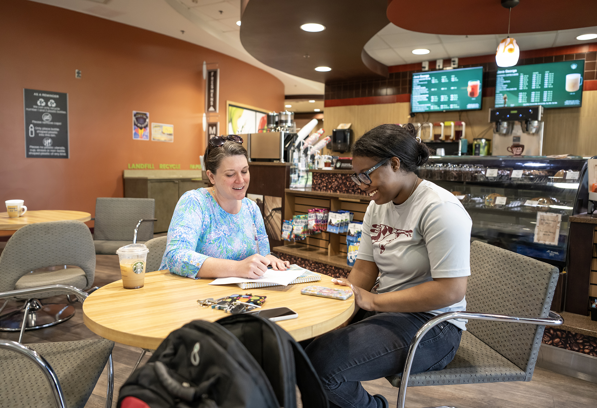 student receiving mentorship