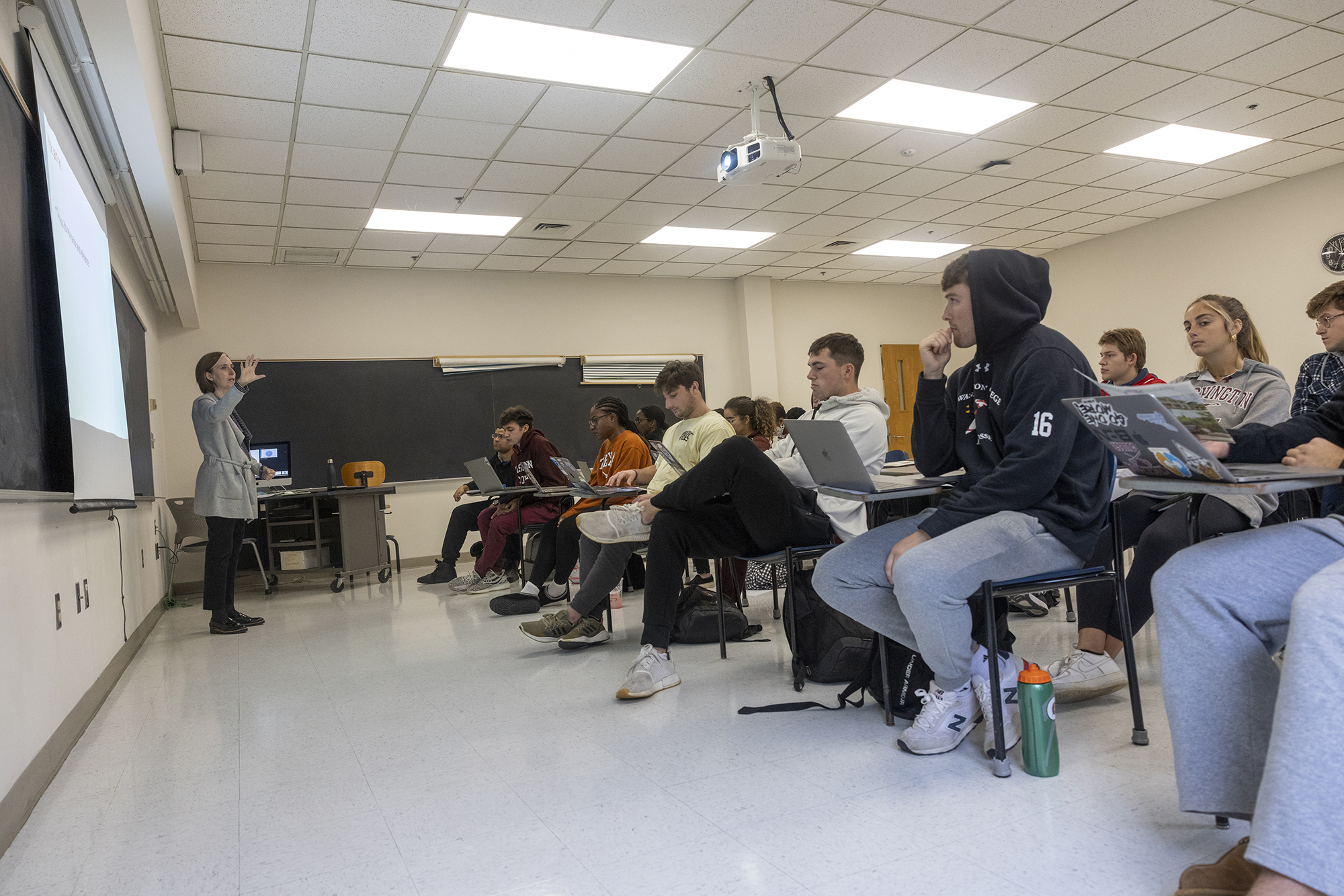 students in a classroom