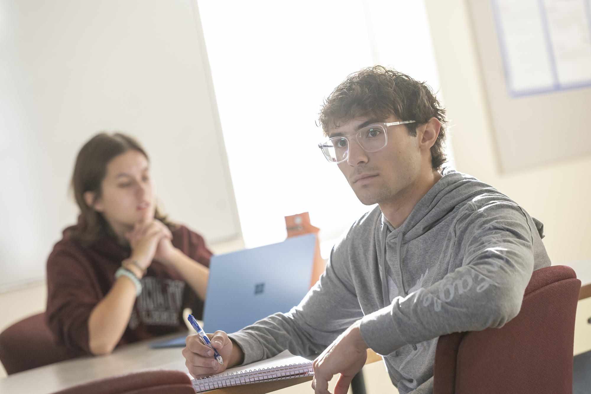 students in the classroom