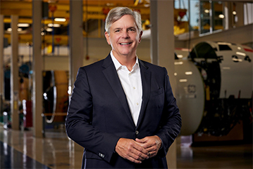 portrait of GE CEO H. Lawrence Culp Jr. '85