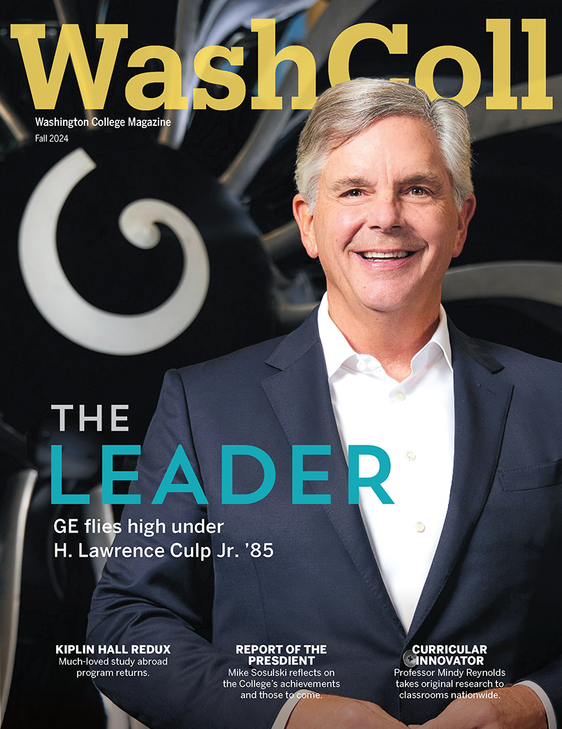 Cover of Fall 2024 magazine with GE CEO H. Lawrence Culp Jr. '85