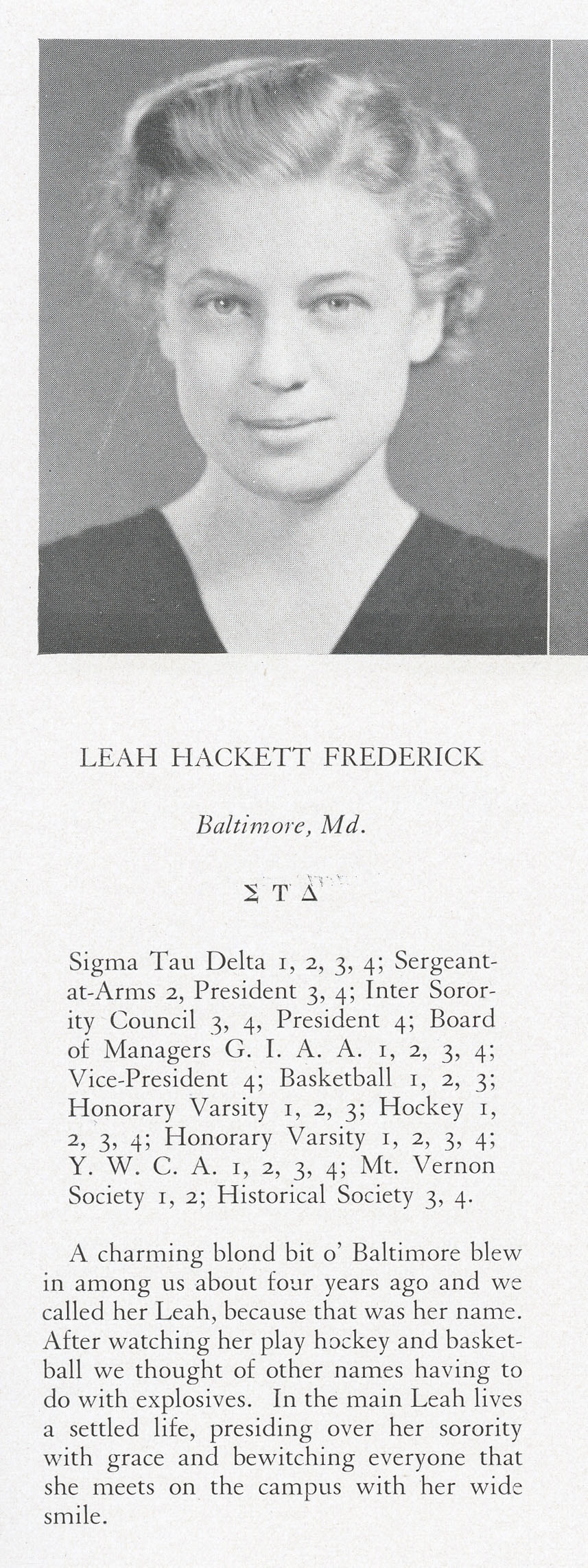 Leah Hackett Frederick