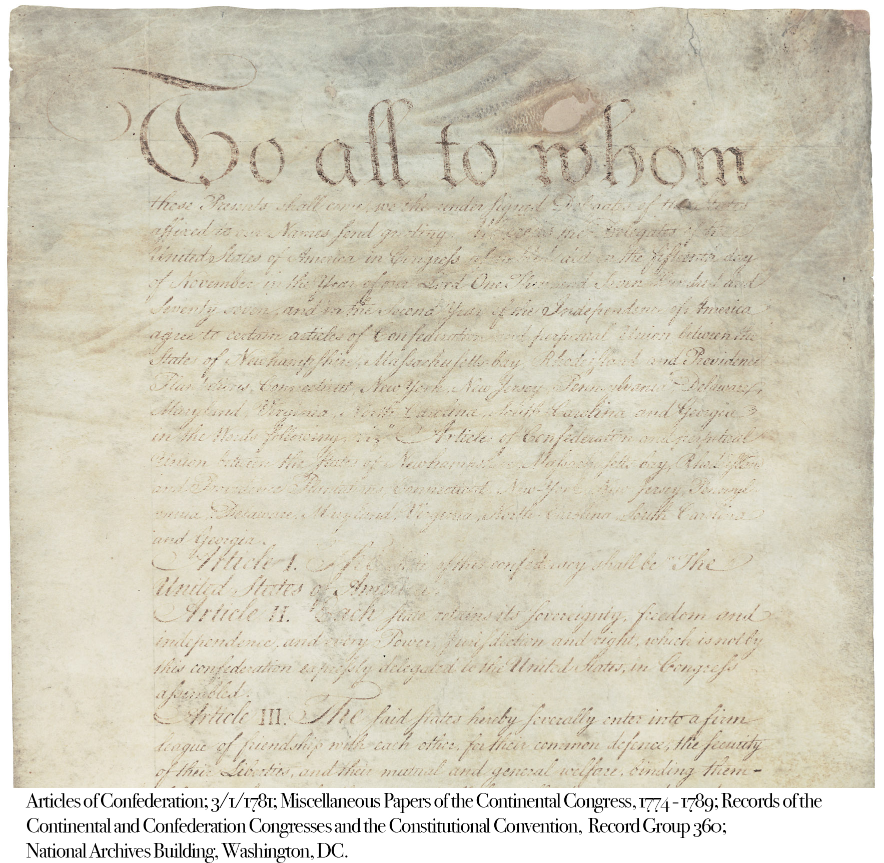 Articles of Confederation