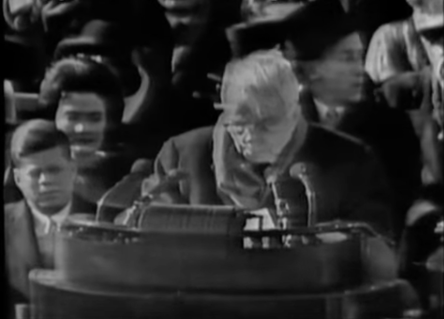 Still from JFK inaguration