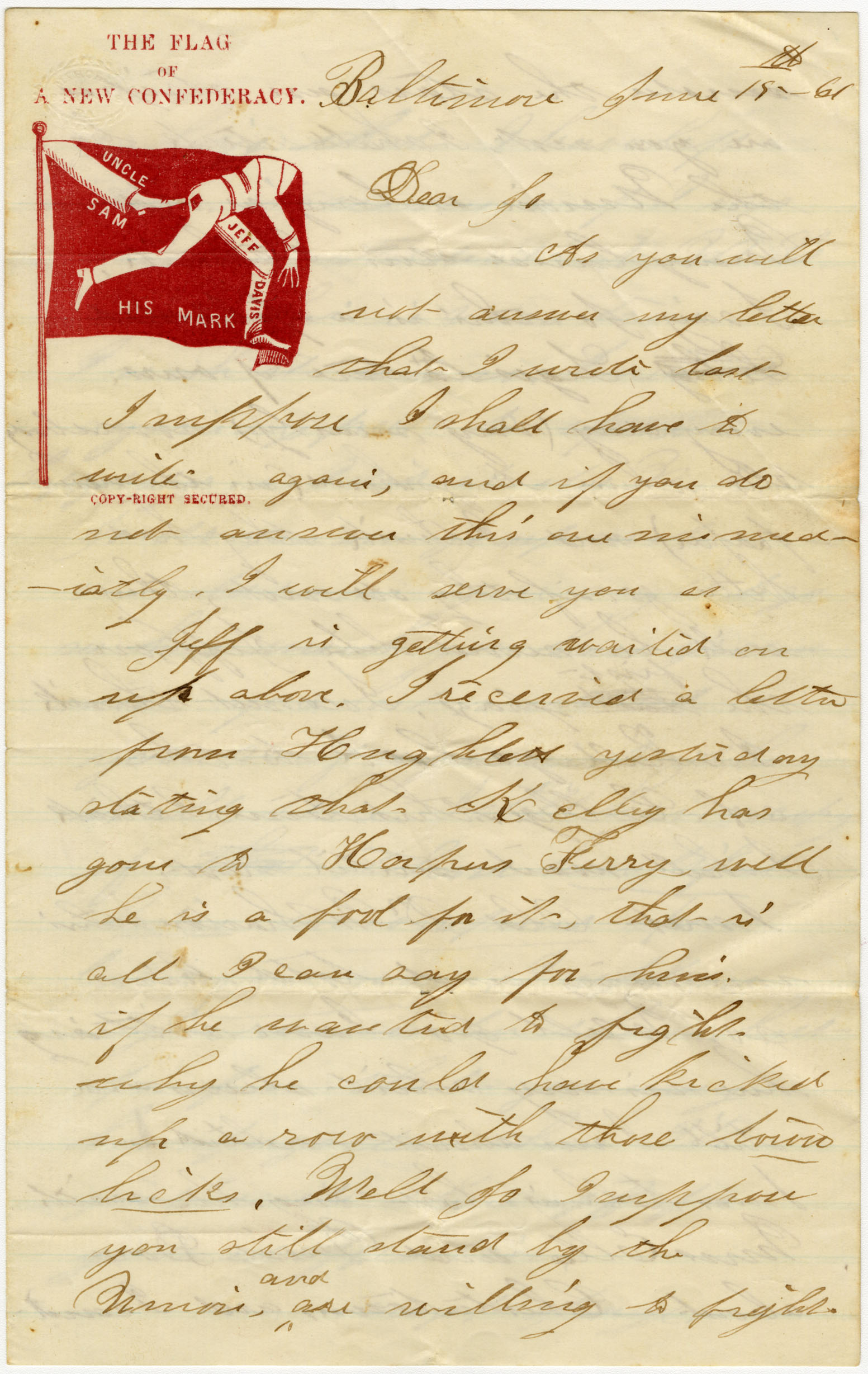 Joseph Burchinal correspondence