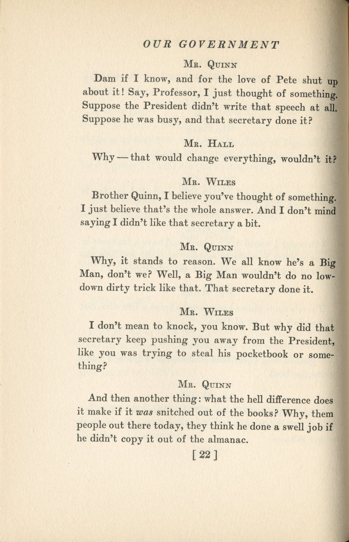 Our Government page 22