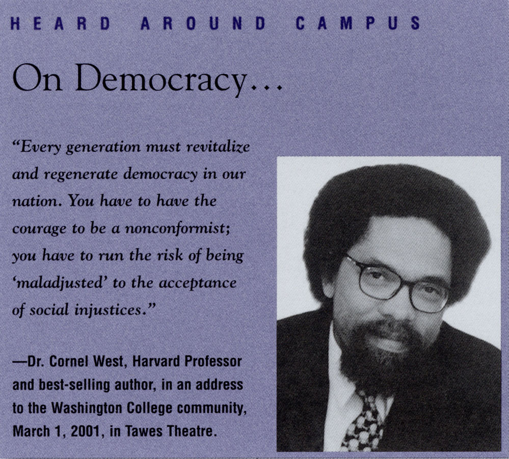 Washington College Magazine Spring 2001