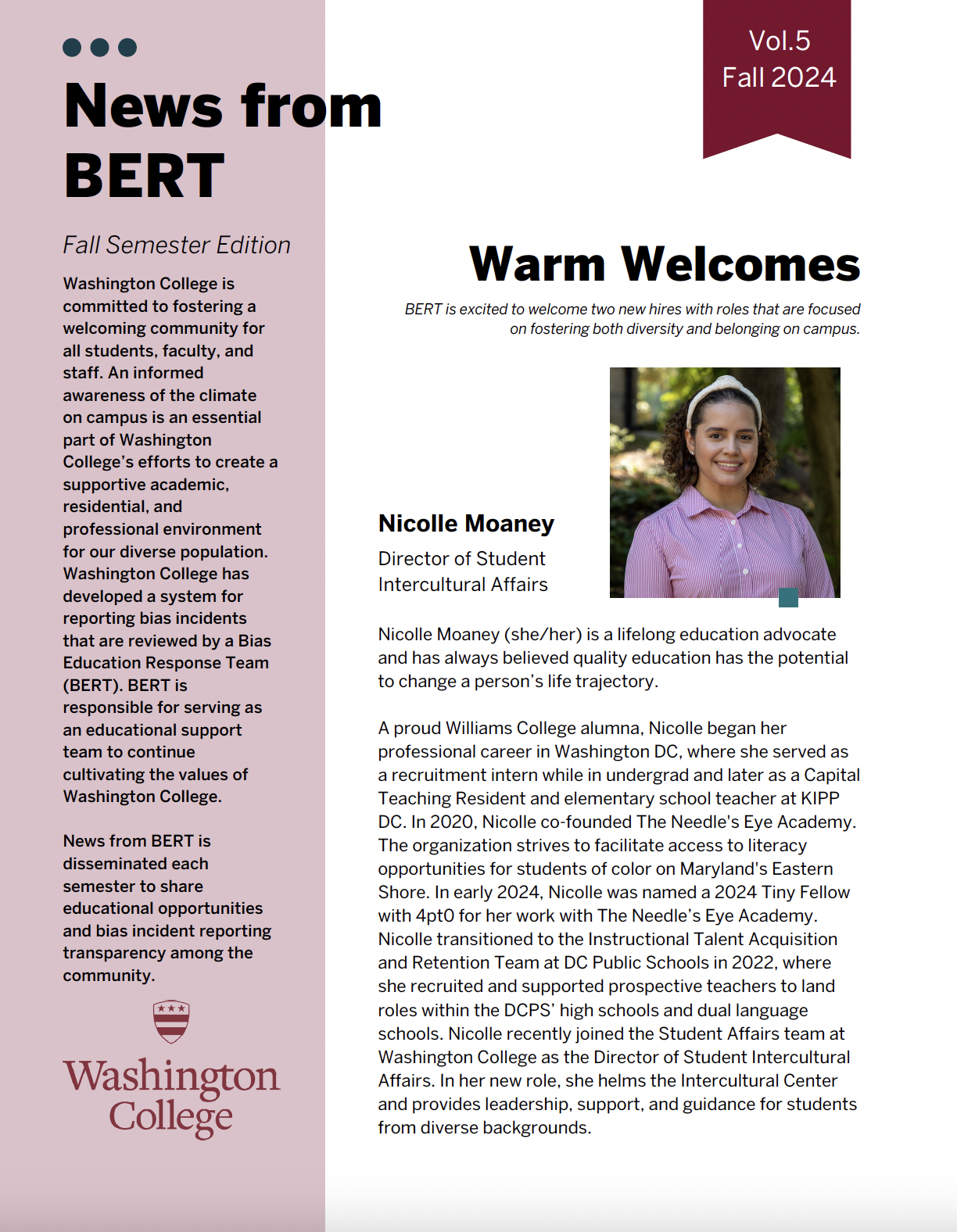 Thumbnail of Fall 24 BERT Newsletter