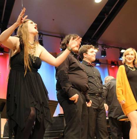 Megan Dietrich performing