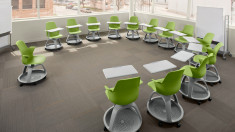 Node chair half circle layout